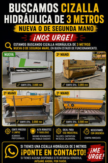 Cizalla hidráulica LOIRE SAFE CHVT-84 4050x8 mm CE liquidación jubilación