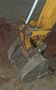 Mini retrocargadora JCB 1CX Walkia con cazos y circuito hidráulico auxiliar