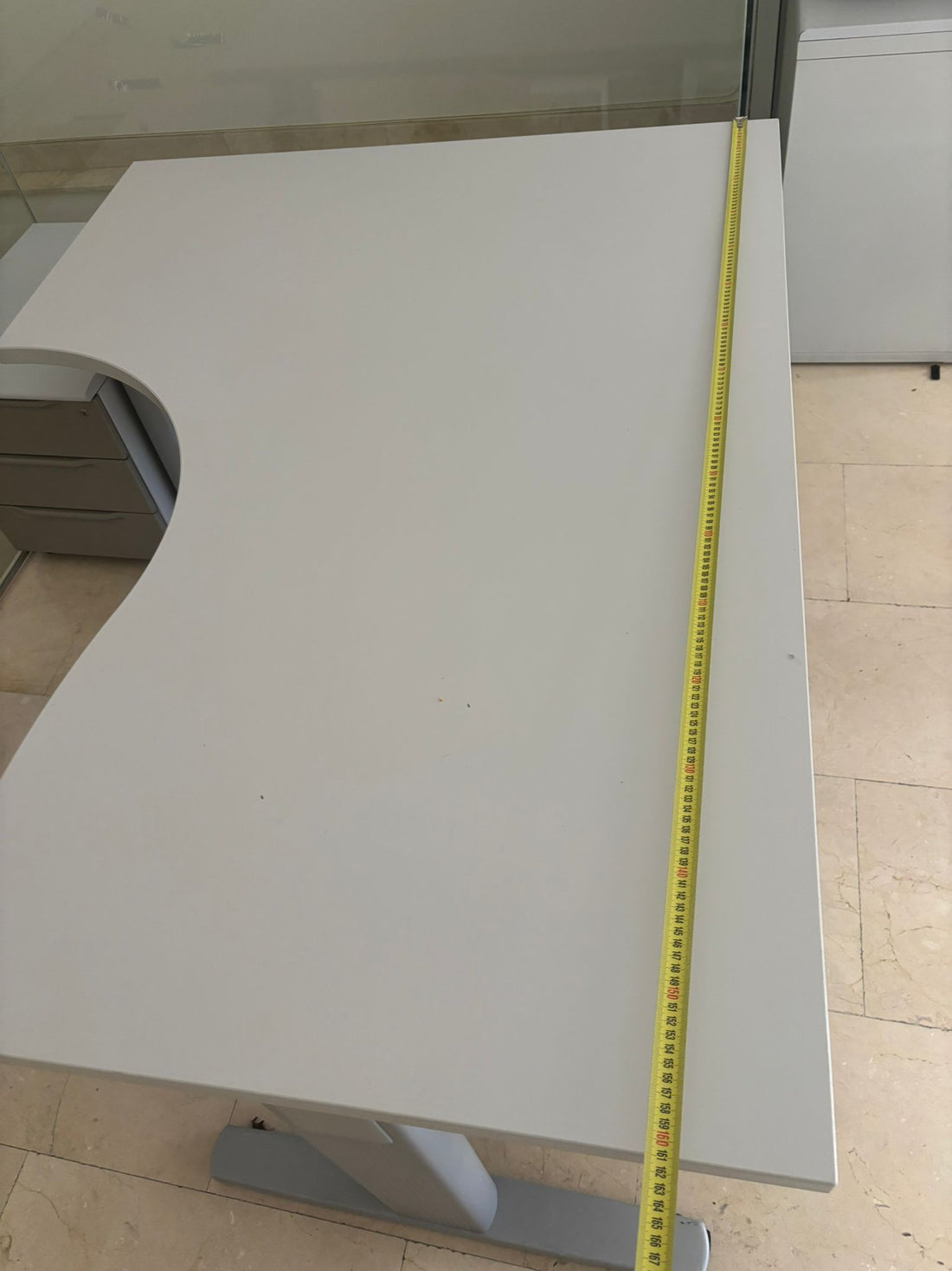 Escritorio Profesional de Oficina Ergonómico 160x121cm
