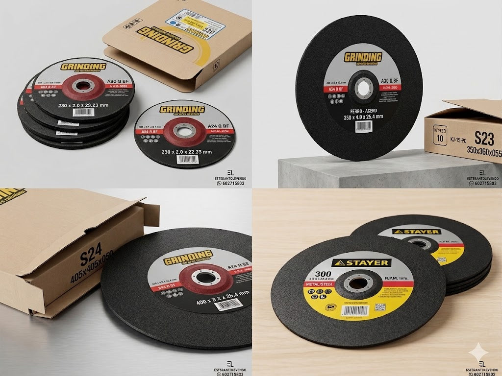 Disco de Corte Grinding 350 x 4.0 x 25.4 mm - Tronzadora Industrial