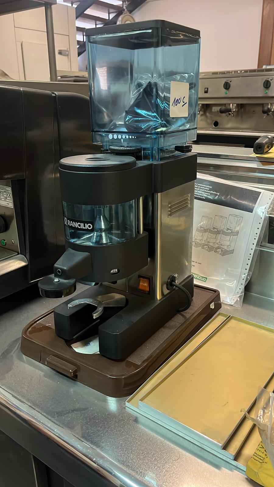 Molinillo de Café Profesional RANCILIO Tolva Azul – Segunda Mano