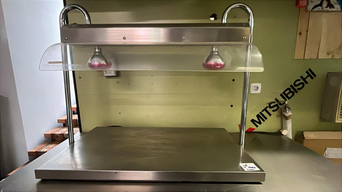 Mesa de Trabajo Inox Gran Formato 8 Cajones + Porta-Bandejas GN – Segunda Mano