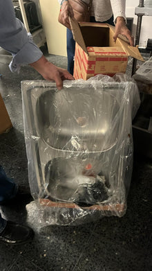 Fregadero Inox Doble Cubeta – Nuevo con Grifo y Accesorios