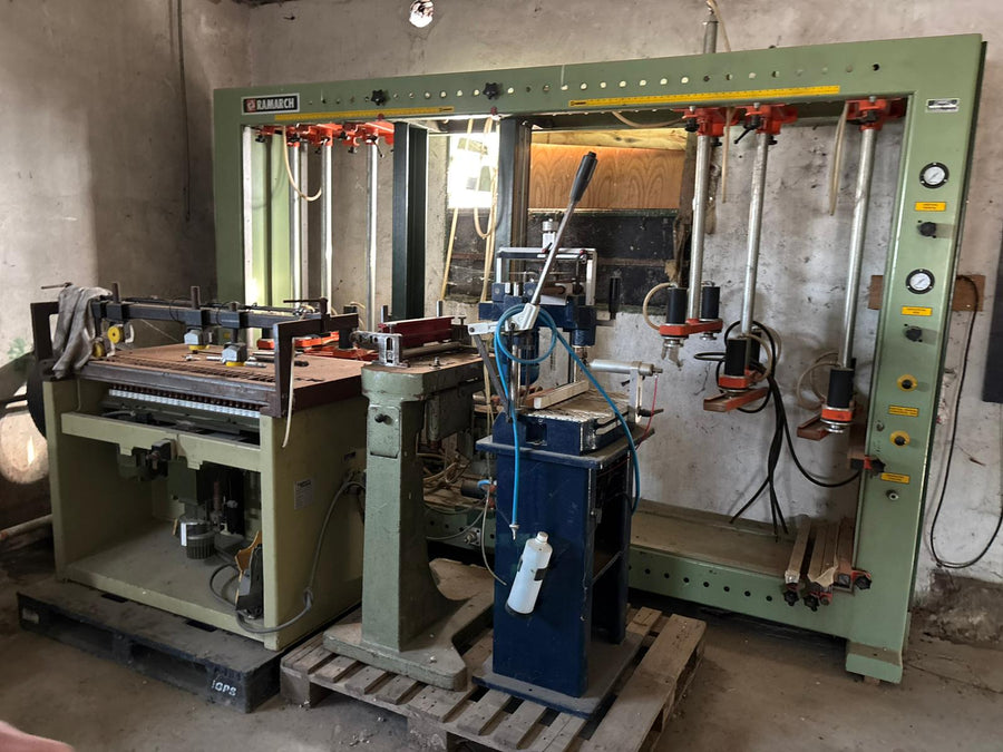 Prensa neumática RAMARCH profesional para carpintería industrial
