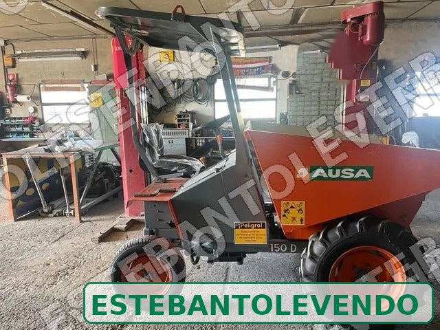 Dumper AUSA 150D vista trasera — ESTEBANTOLEVENDO Toledo