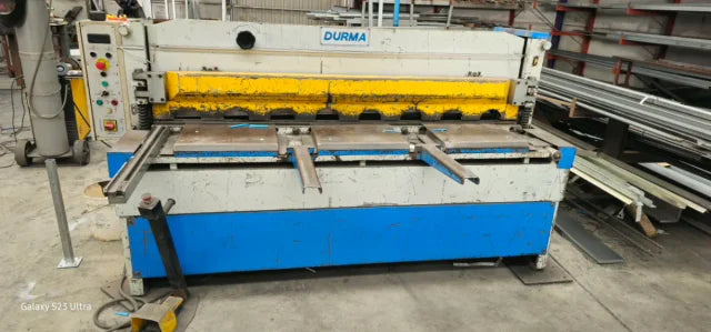 Lote Durma: Cizalla Automática 2 Metros + Plegadora Manual de Chapa Profesional
