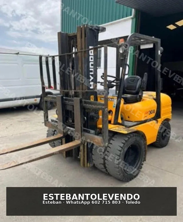 Carretilla Elevadora Diésel Hyundai HDF 30 II — 3.000 kg | Matriculada | ~2.900 h | Toledo