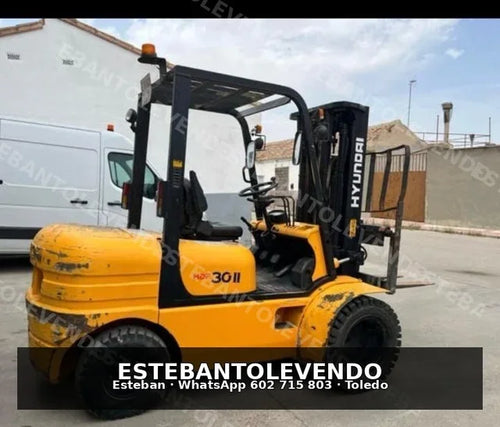 Carretilla Elevadora Diésel Hyundai HDF 30 II — 3.000 kg | Matriculada | ~2.900 h | Toledo