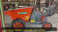 Dumper de Obra AUSA 150D — Motovolquete Articulado de Construcción